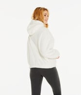 Sherpa Fleece Oversized Full-Zip Hoodie