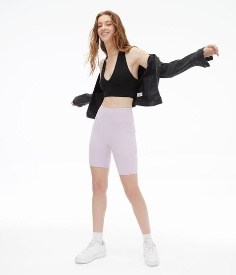 Seriously Soft V-Neck Halter Crop Top*** Seriously Soft V-Neck Halter Crop Top***