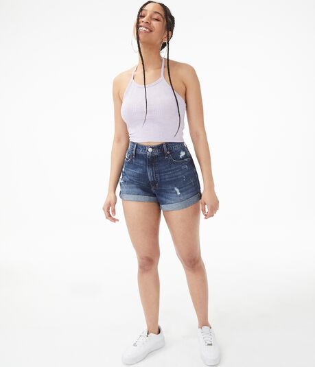 Real Denim High Waisted Curvy Mom Shorts Real Denim High Waisted Curvy Mom Shorts