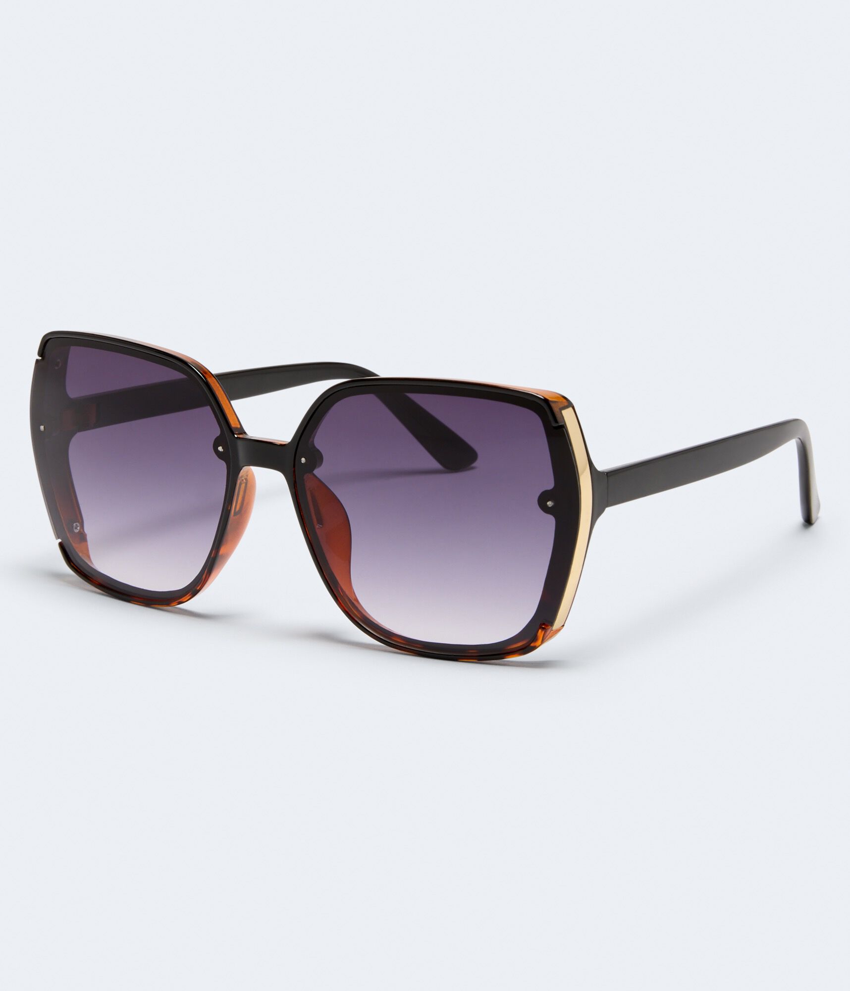 Tortoiseshell Oversized Square Sunglasses