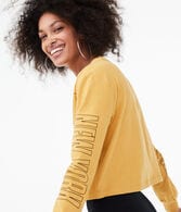 Long Sleeve Block Logo Tomboy Crew Tee