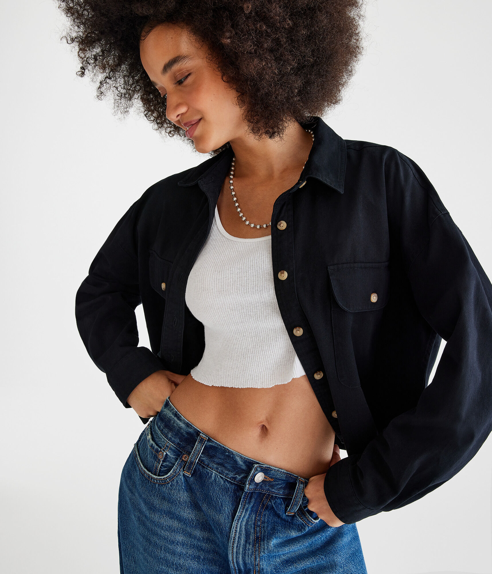 Relaxed Shirt Jacket