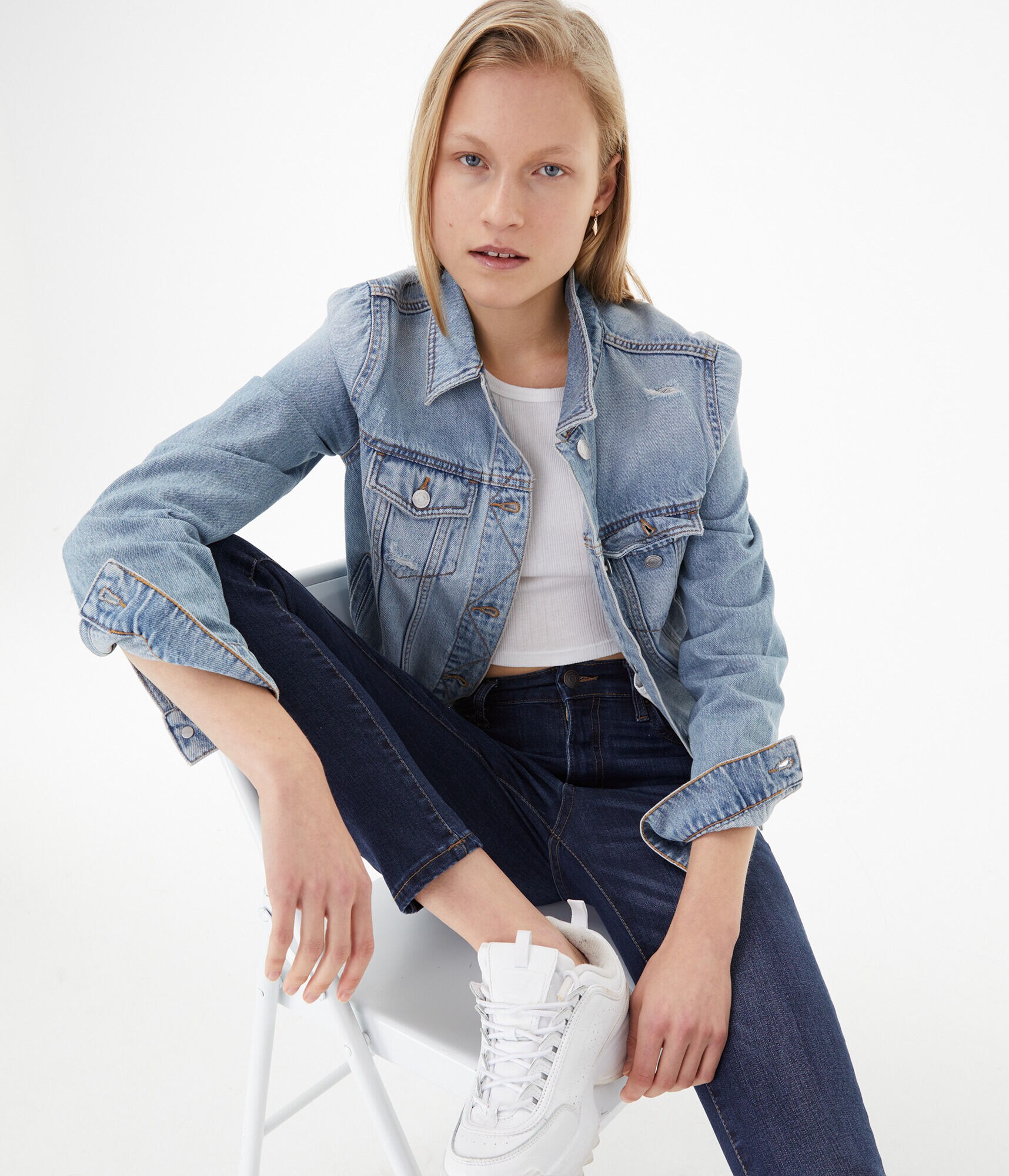 Real Denim Light Wash Denim Jacket