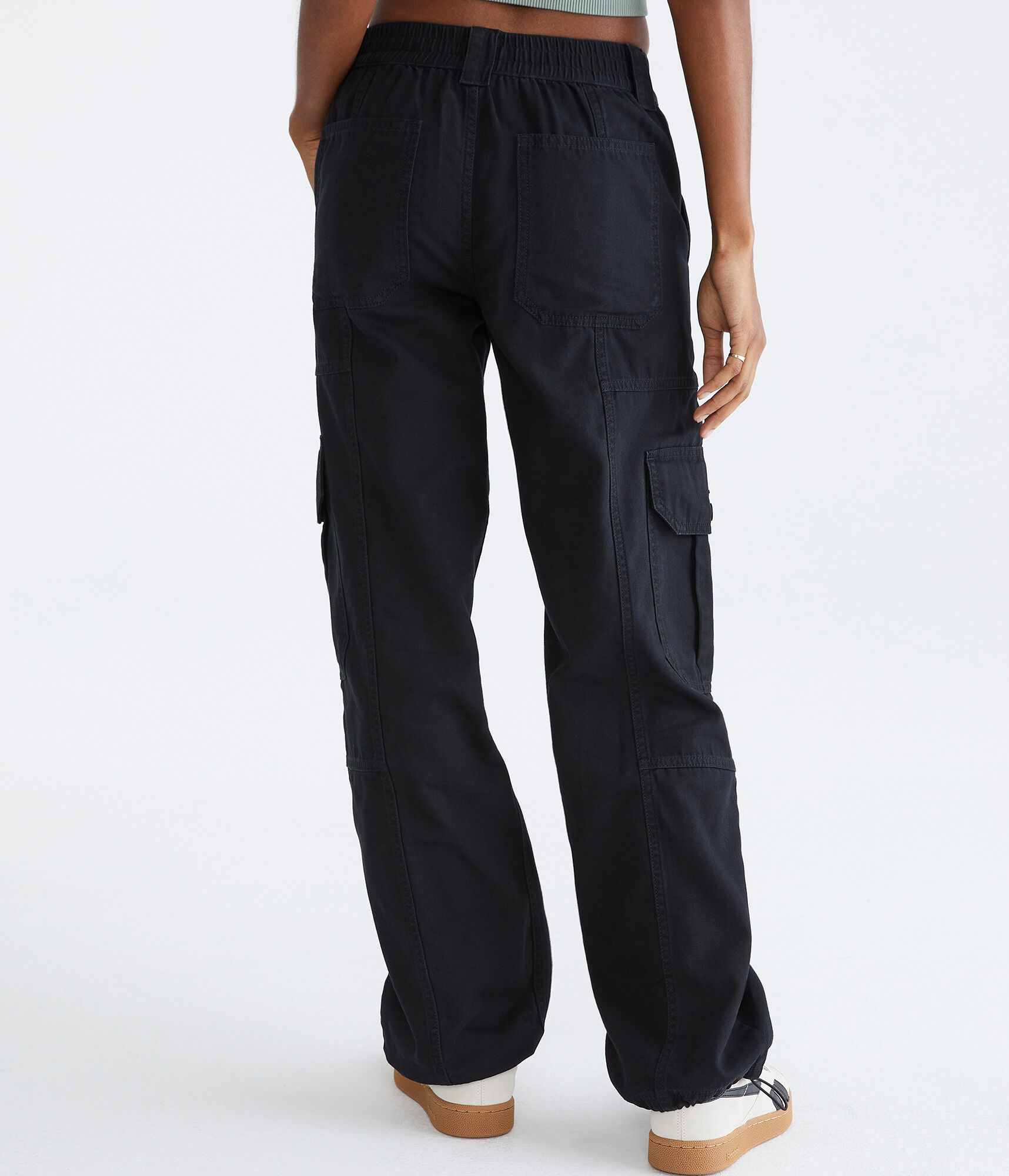 Cinched Hem Utility Cargo Pants
