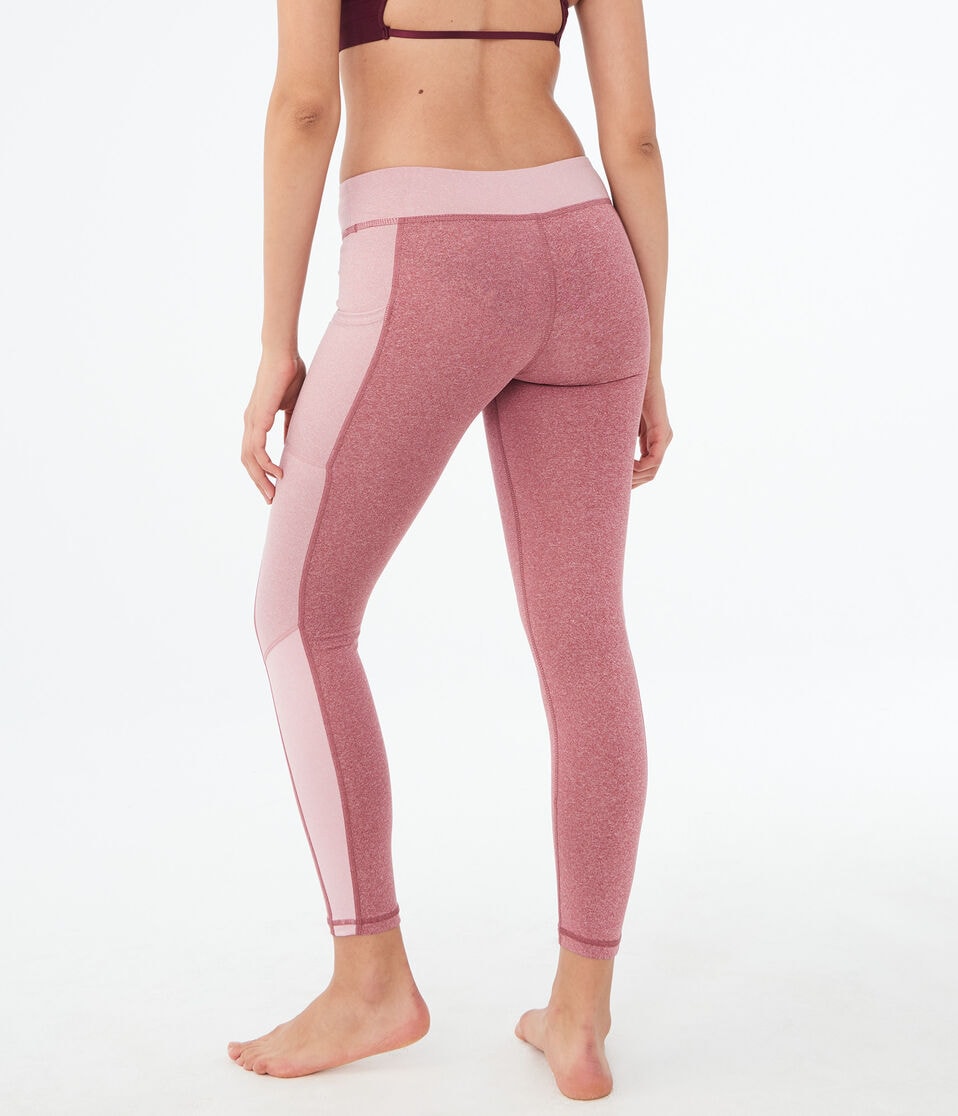 Colorblocked Pocket Ankle Leggings