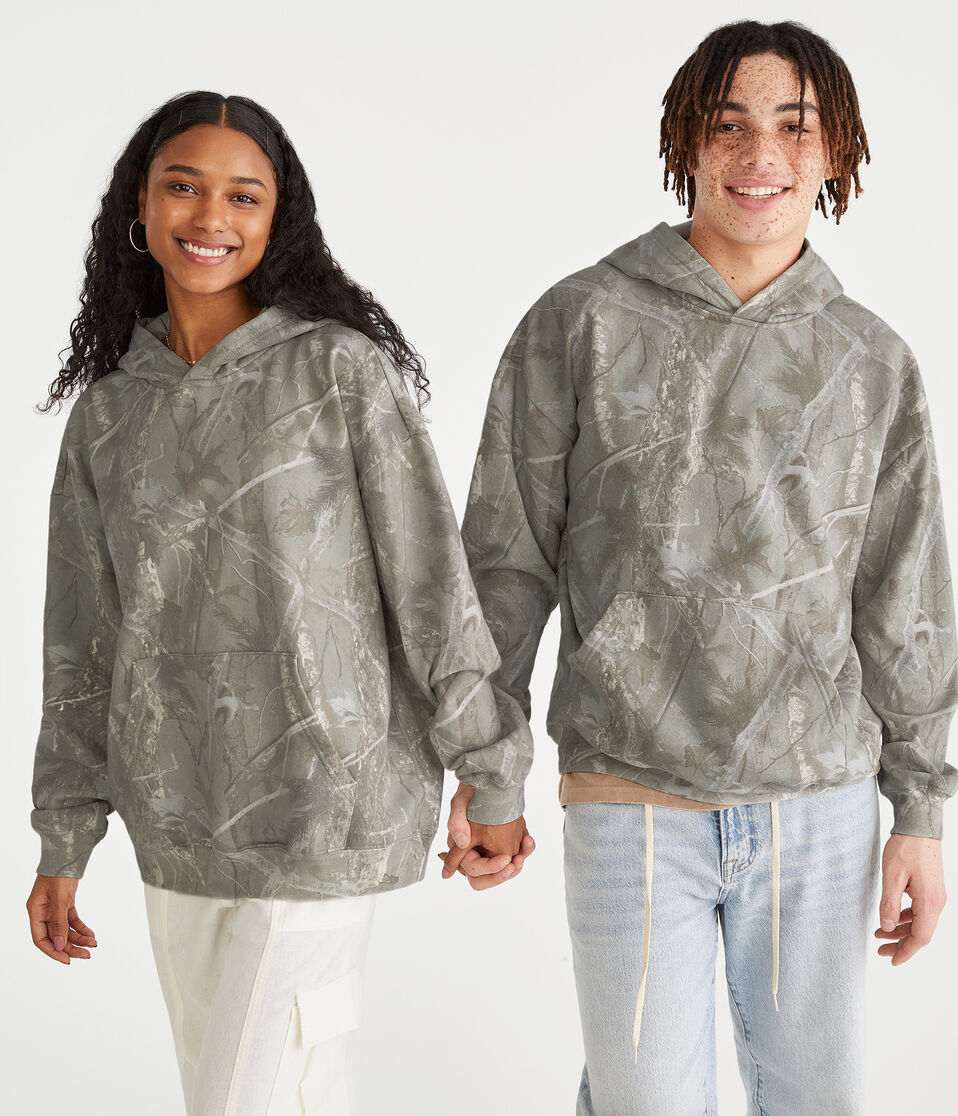 Forest Camo Essentials Pullover Hoodie