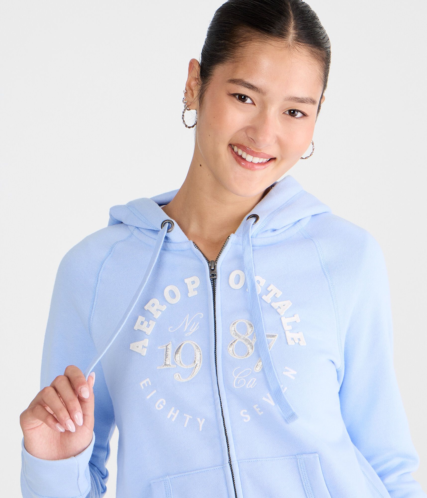 Aeropostale 1987 Full-Zip Hoodie