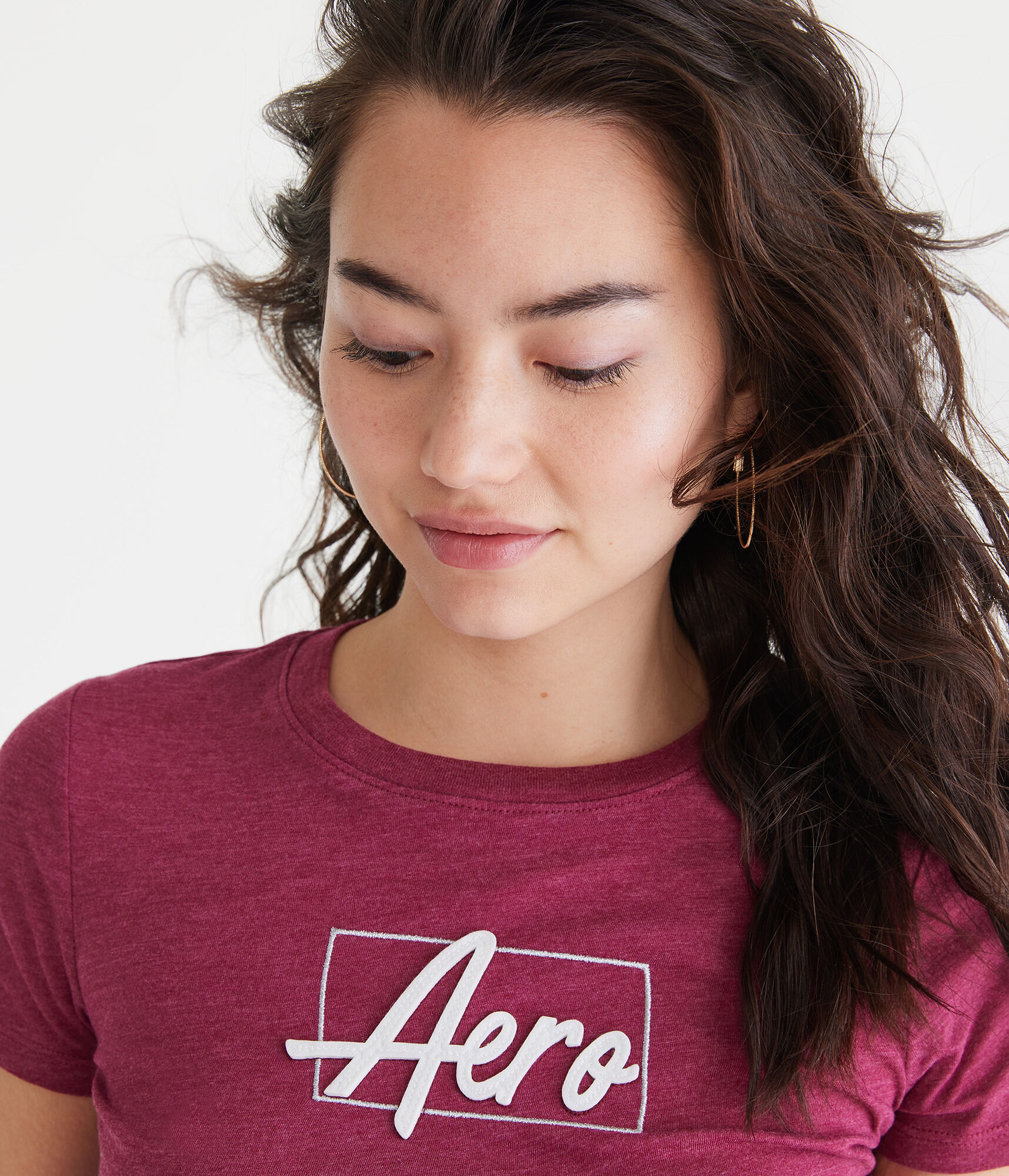 Aero Box Logo Appliqu&eacute; Graphic Tee