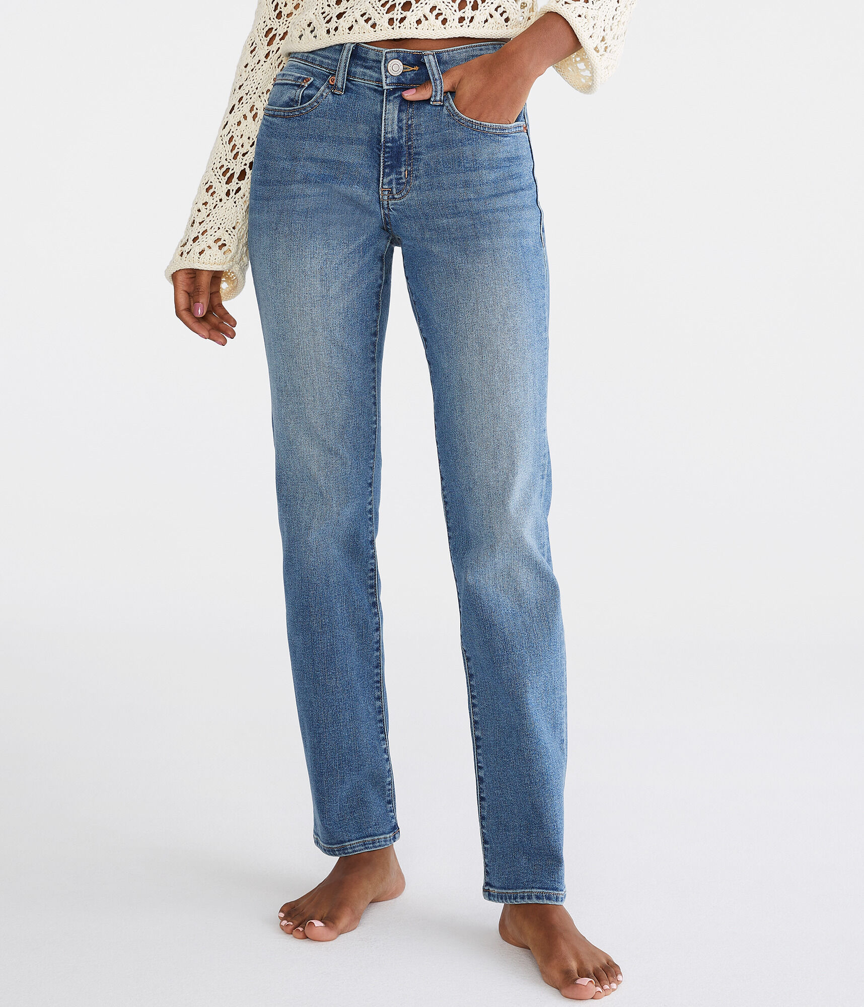 Mid-Rise Skinny Jean