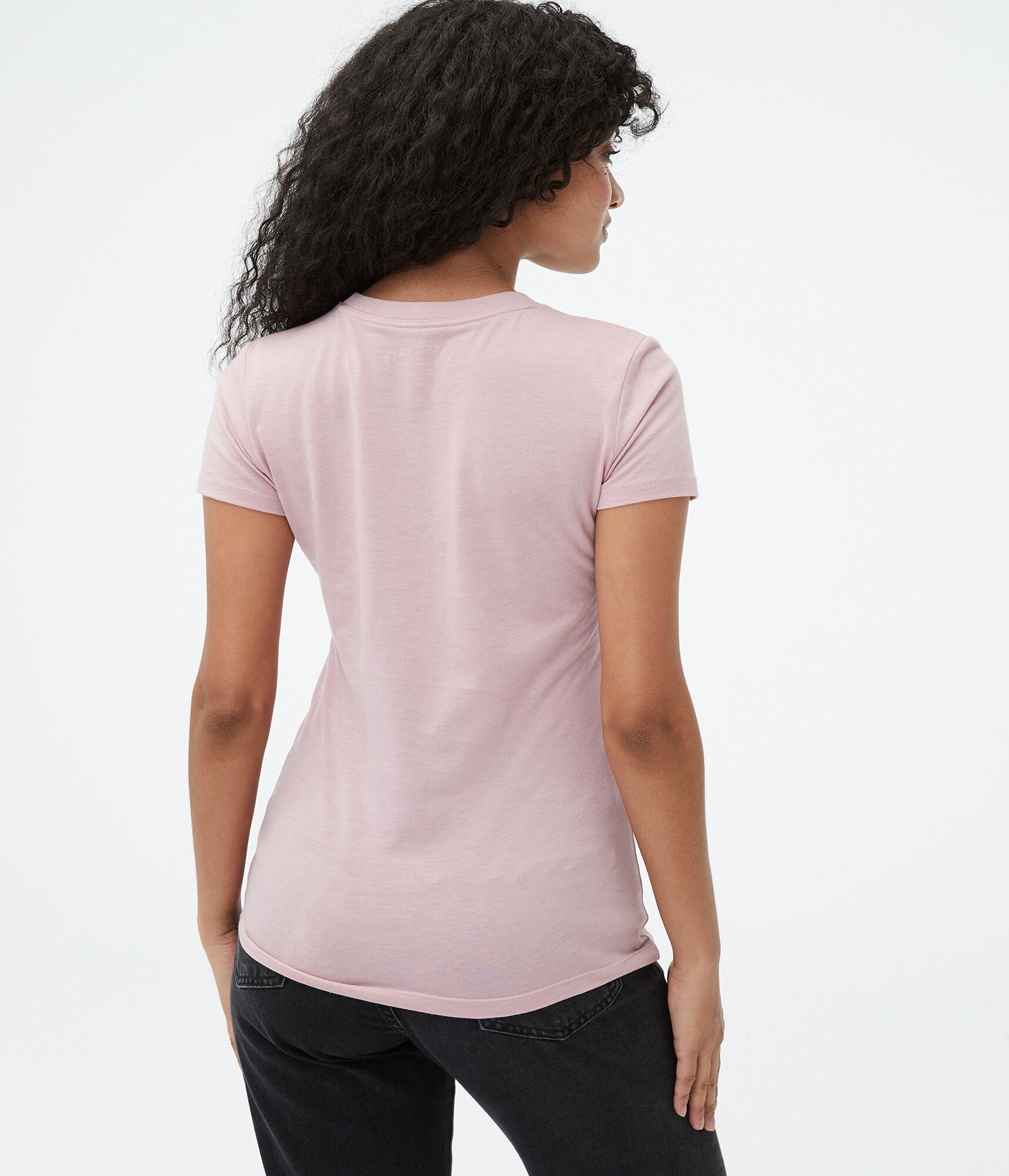 Aeropostale Rose Circle Graphic Tee