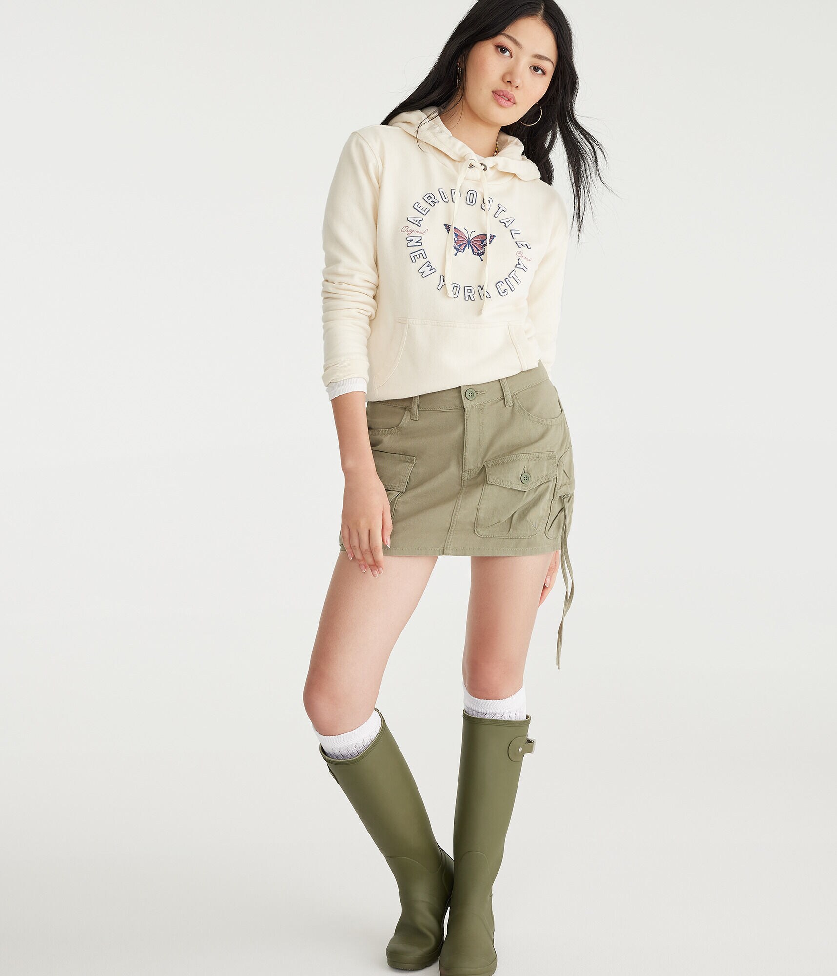 Utility Cargo Mini Skirt