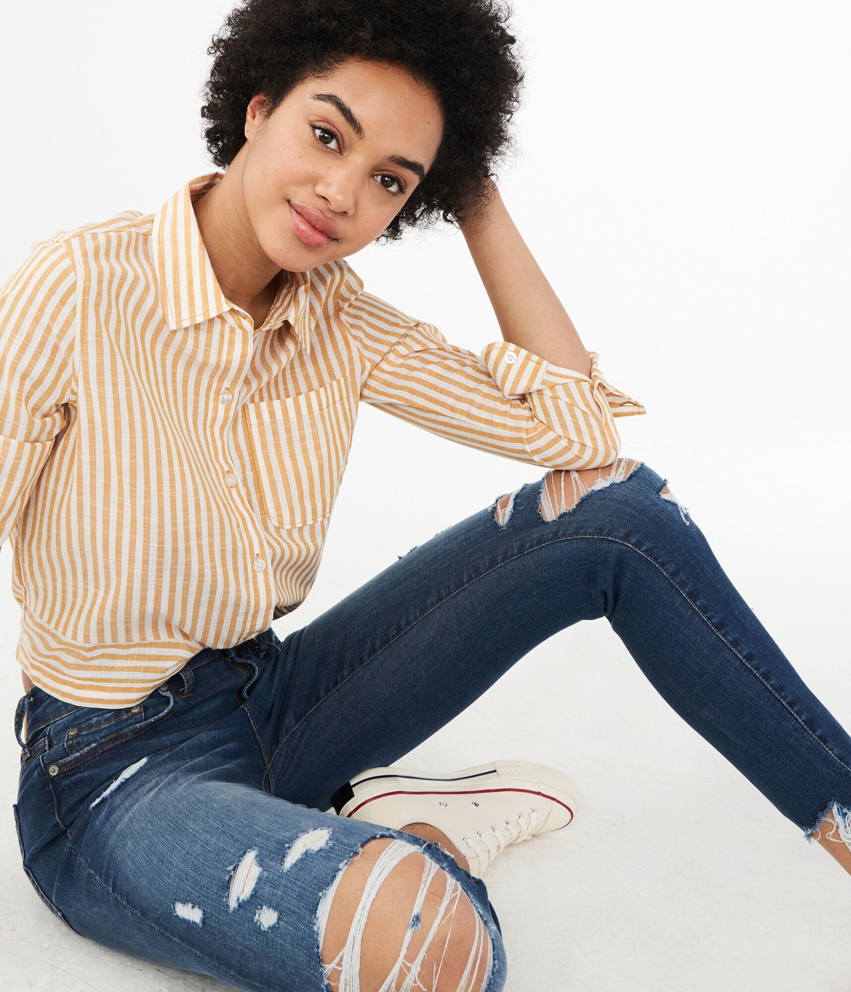 Seriously Stretchy High-Rise Crop Jegging