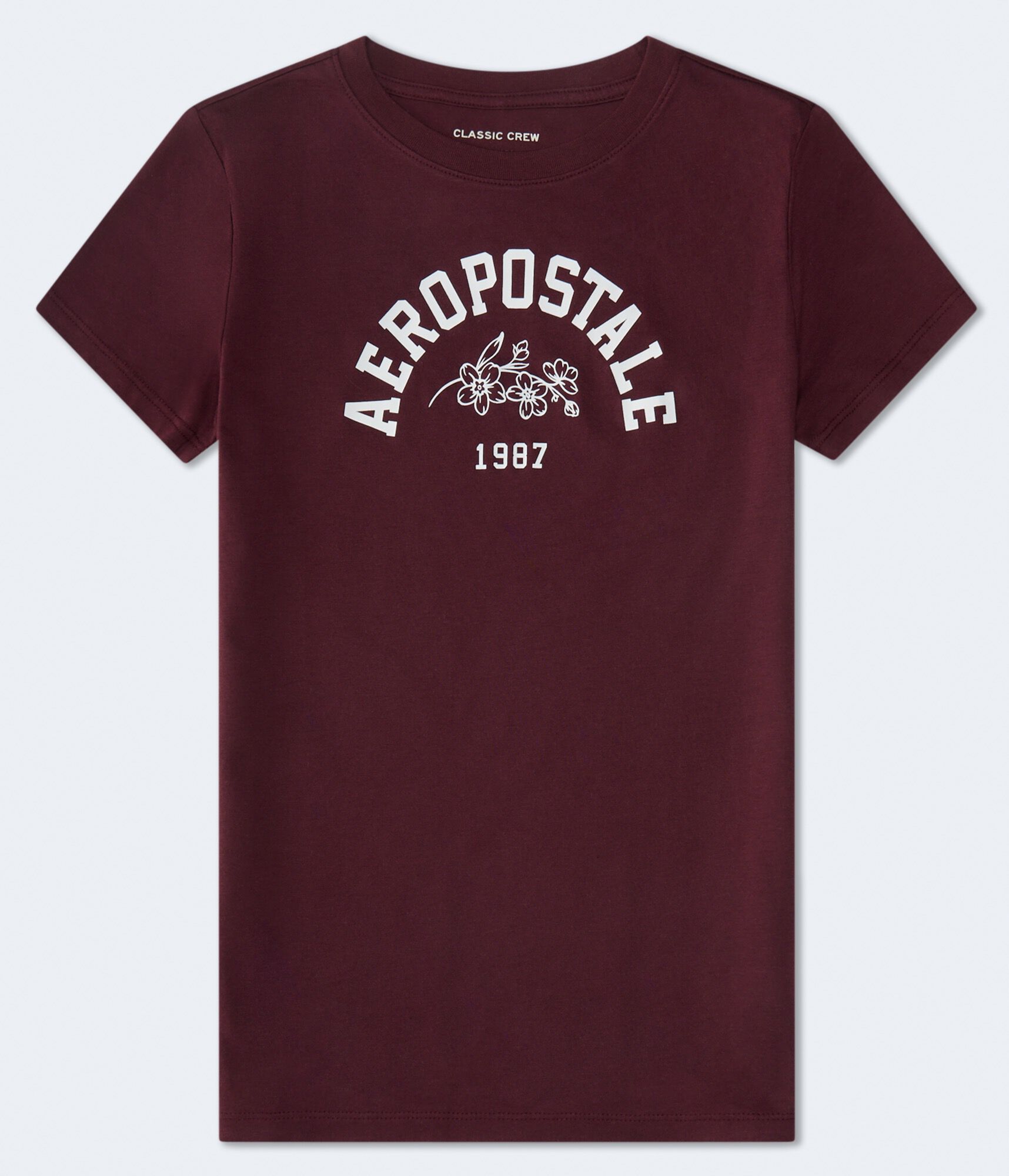 Aeropostale Arch Floral Graphic Tee