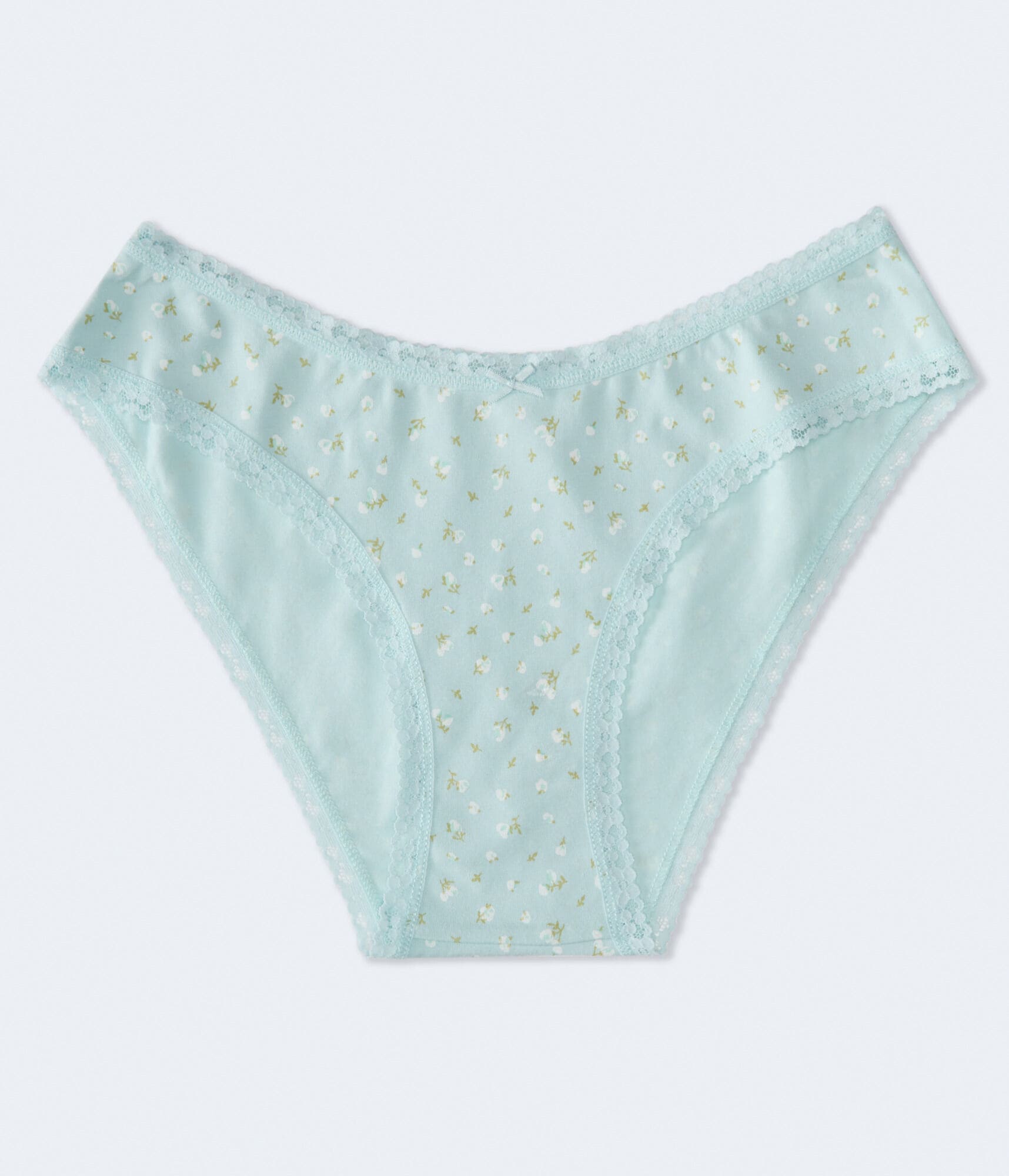 Floral Lace-Trim Cheeky