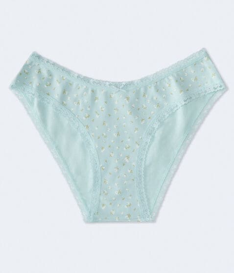 Floral Lace-Trim Cheeky Floral Lace-Trim Cheeky