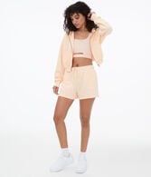 Slouchy High-Rise Fleece Shorts