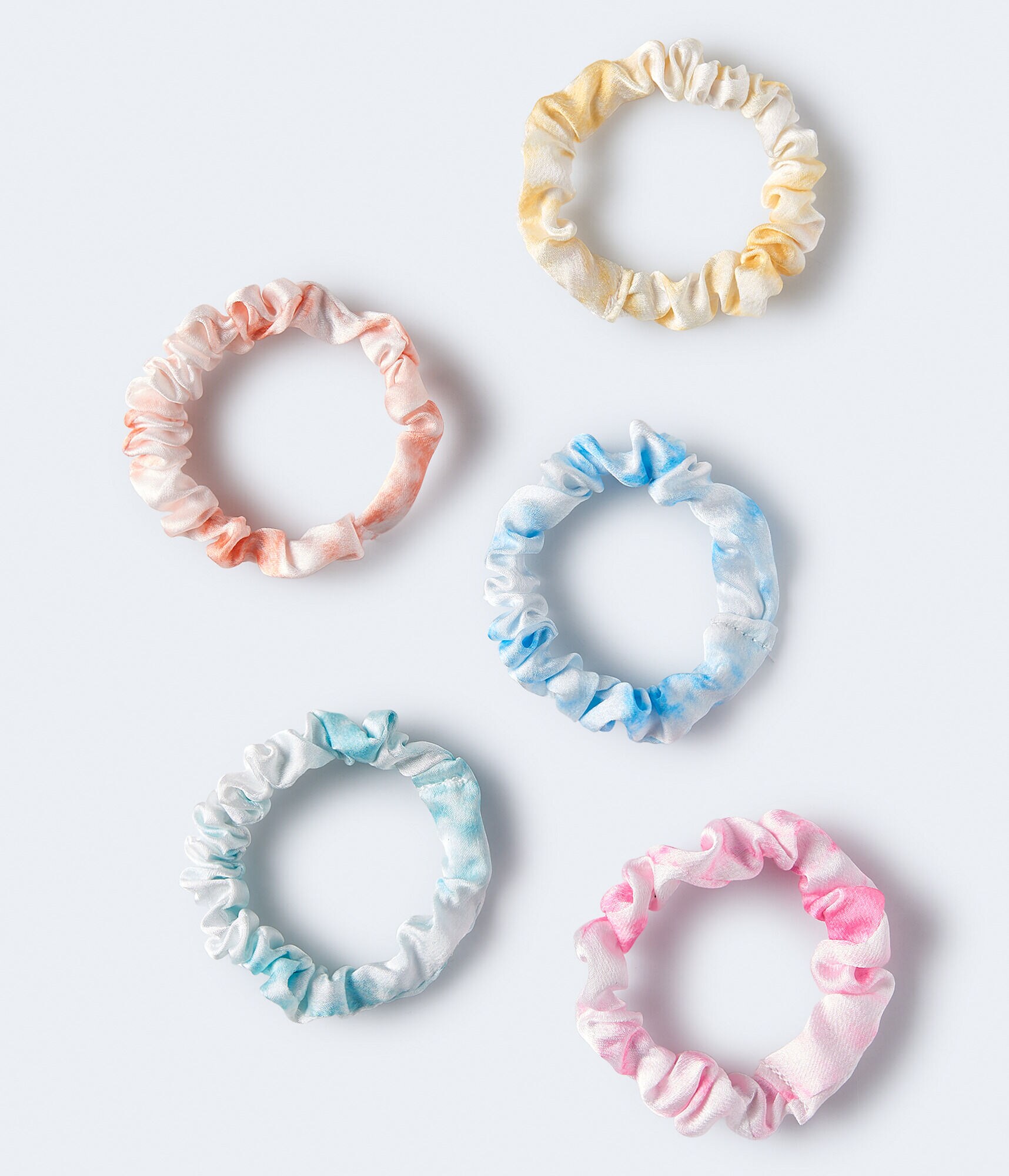 Tie-Dye Mini Scrunchie 5-Pack