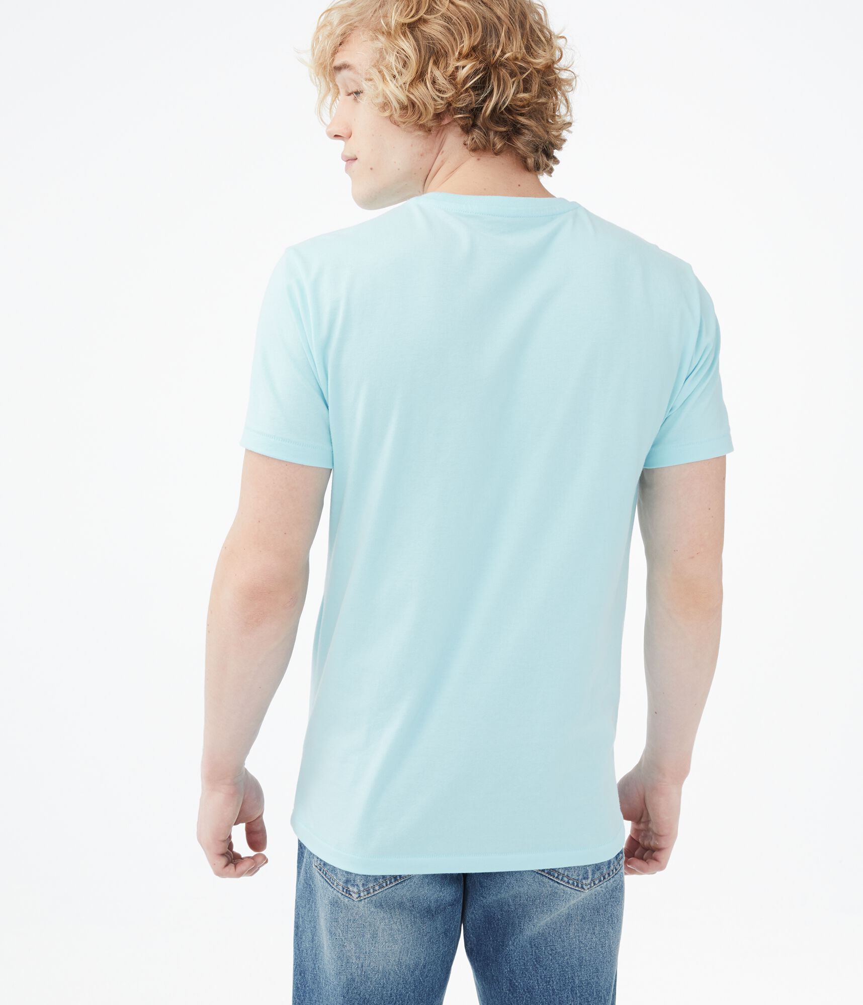 Oversized Letter Logo Graphic Tee