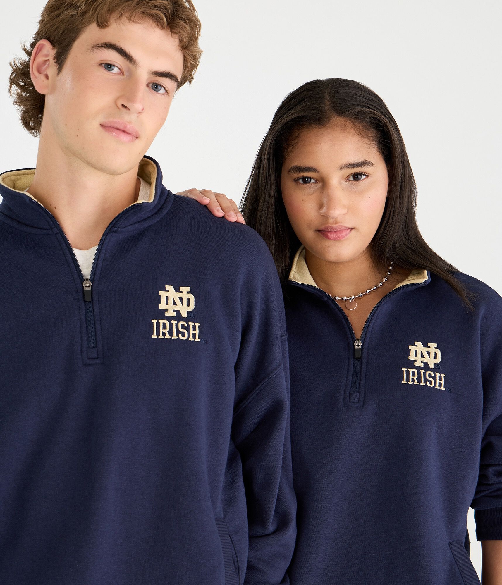 Notre Dame Fightin' Irish Quarter-Zip Sweatshirt