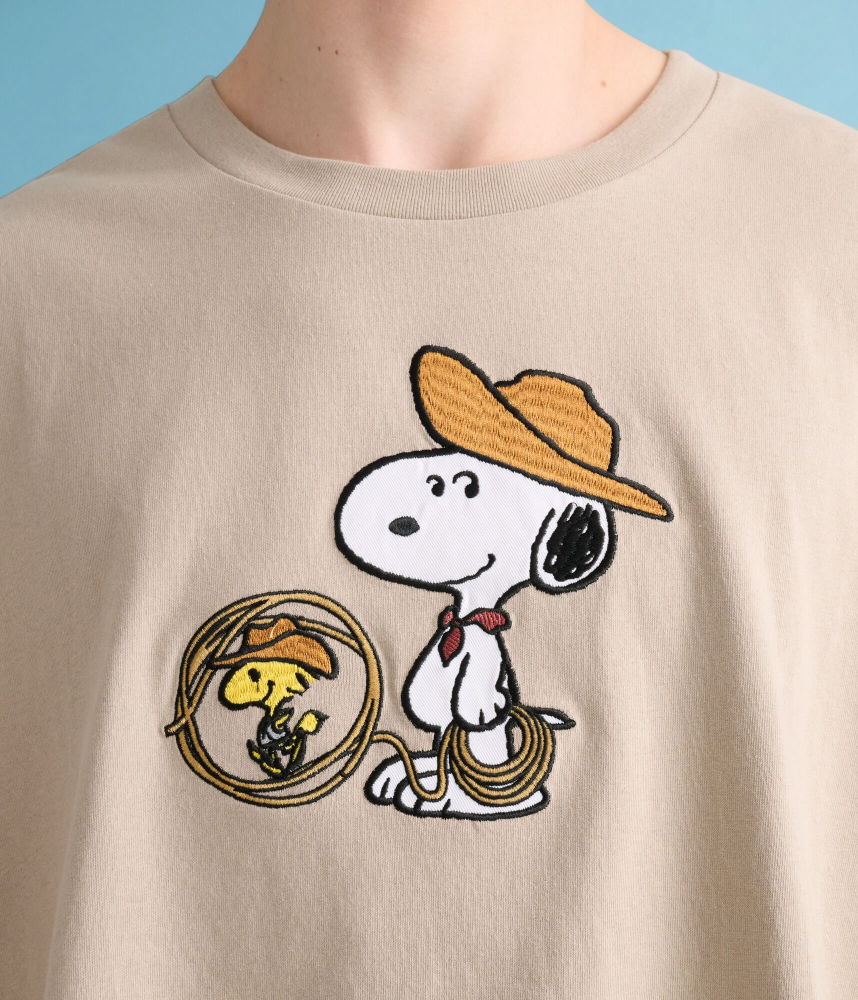 Peanuts® | Aéropostale Western Snoopy Lasso Boxy Graphic Tee