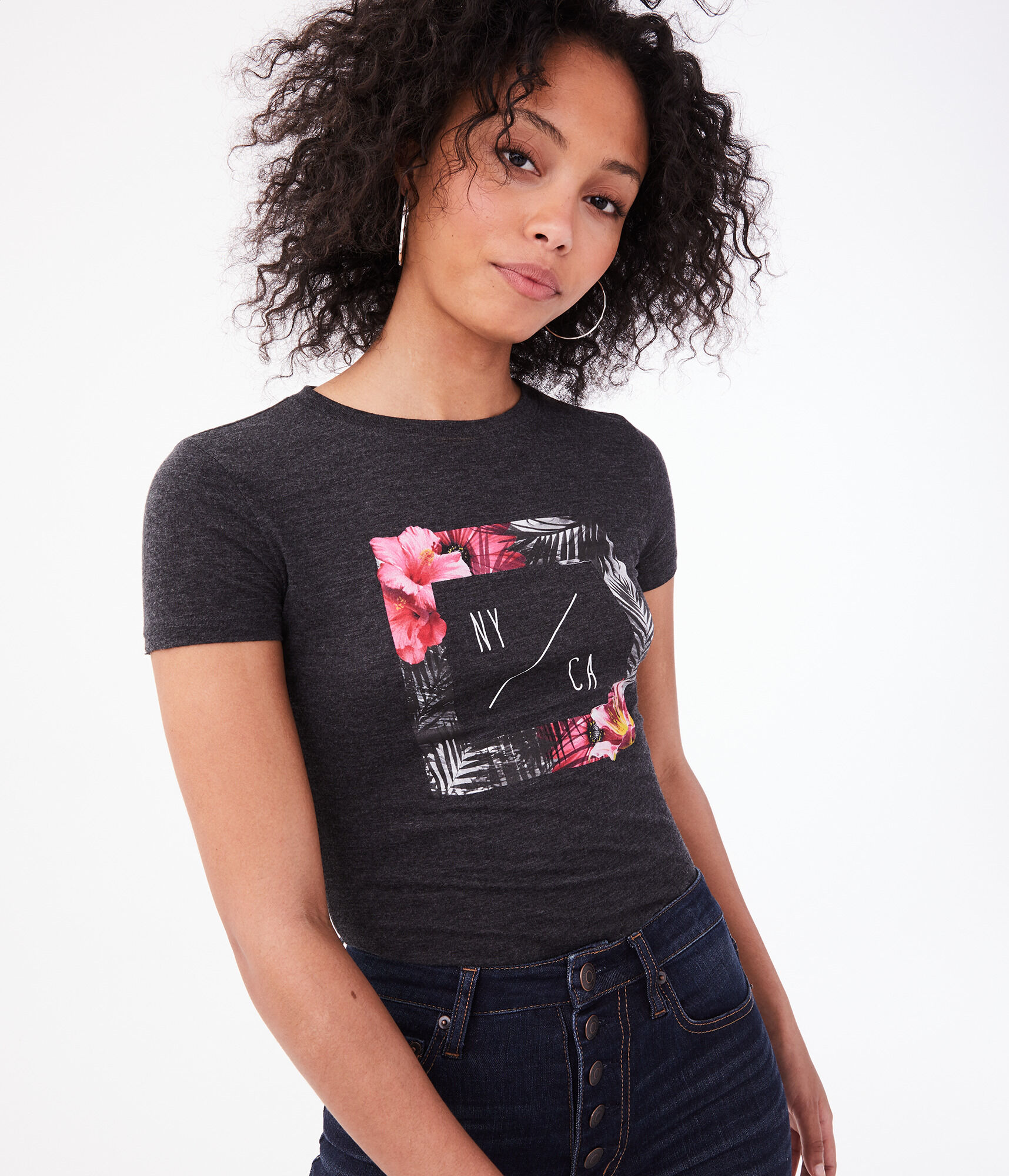 Free State Floral Square Graphic Tee