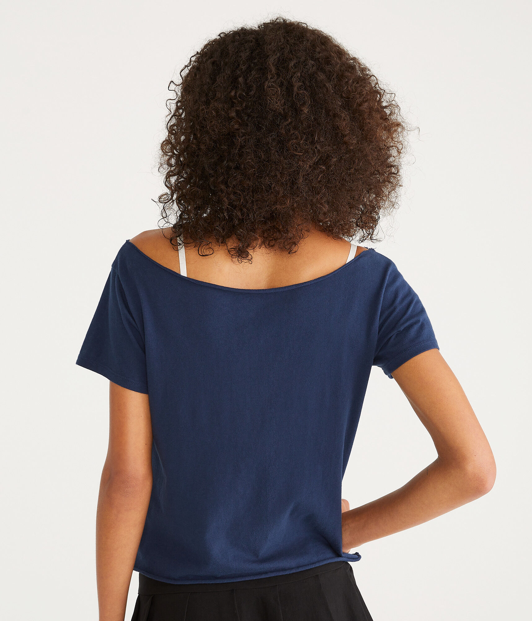 Dallas Texas Off-The-Shoulder Graphic Tee