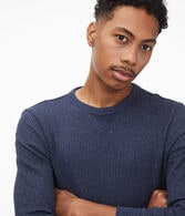 Long Sleeve Solid Crew Neck Thermal Tee