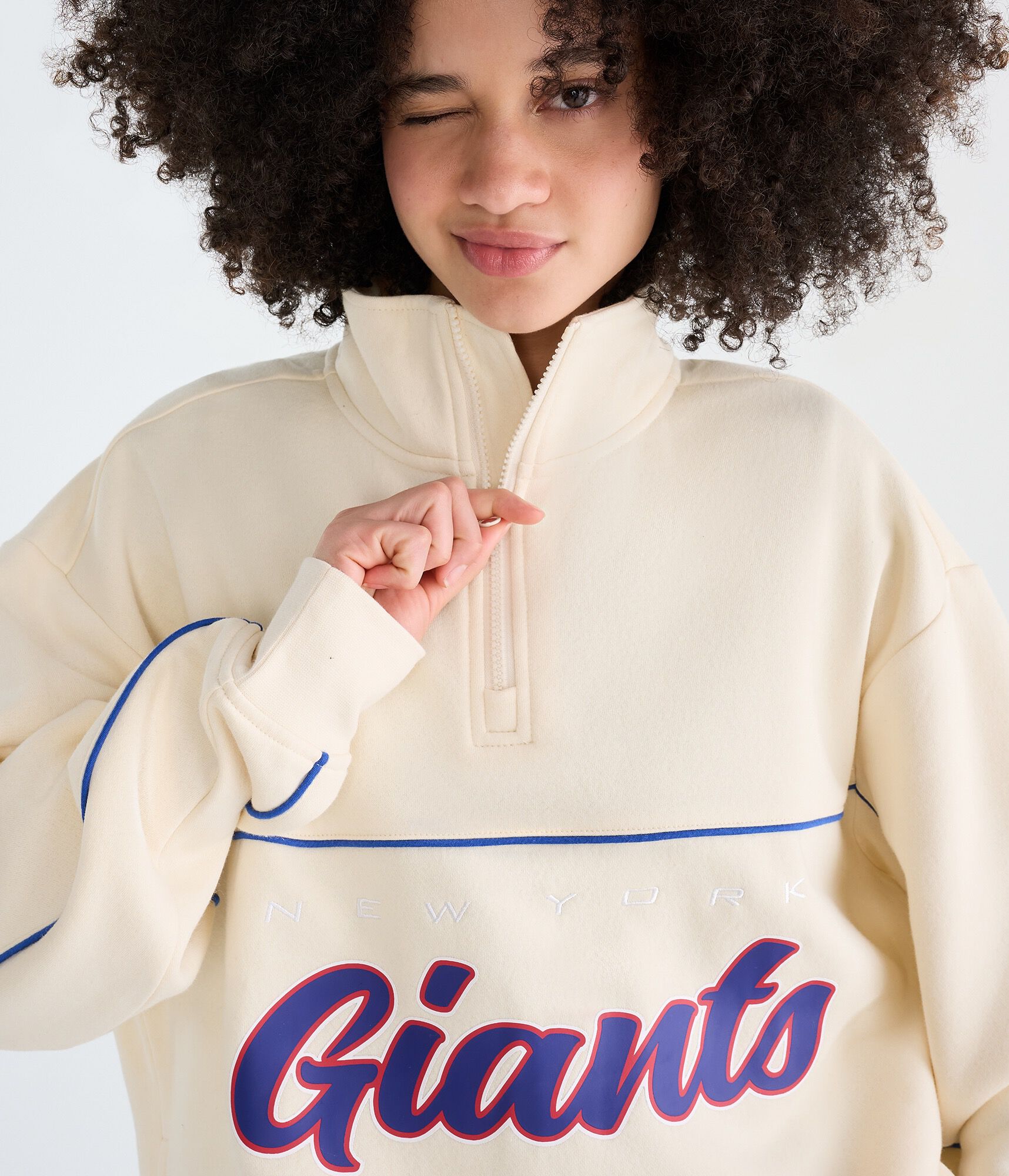 New York Giants Quarter-Zip Sweatshirt