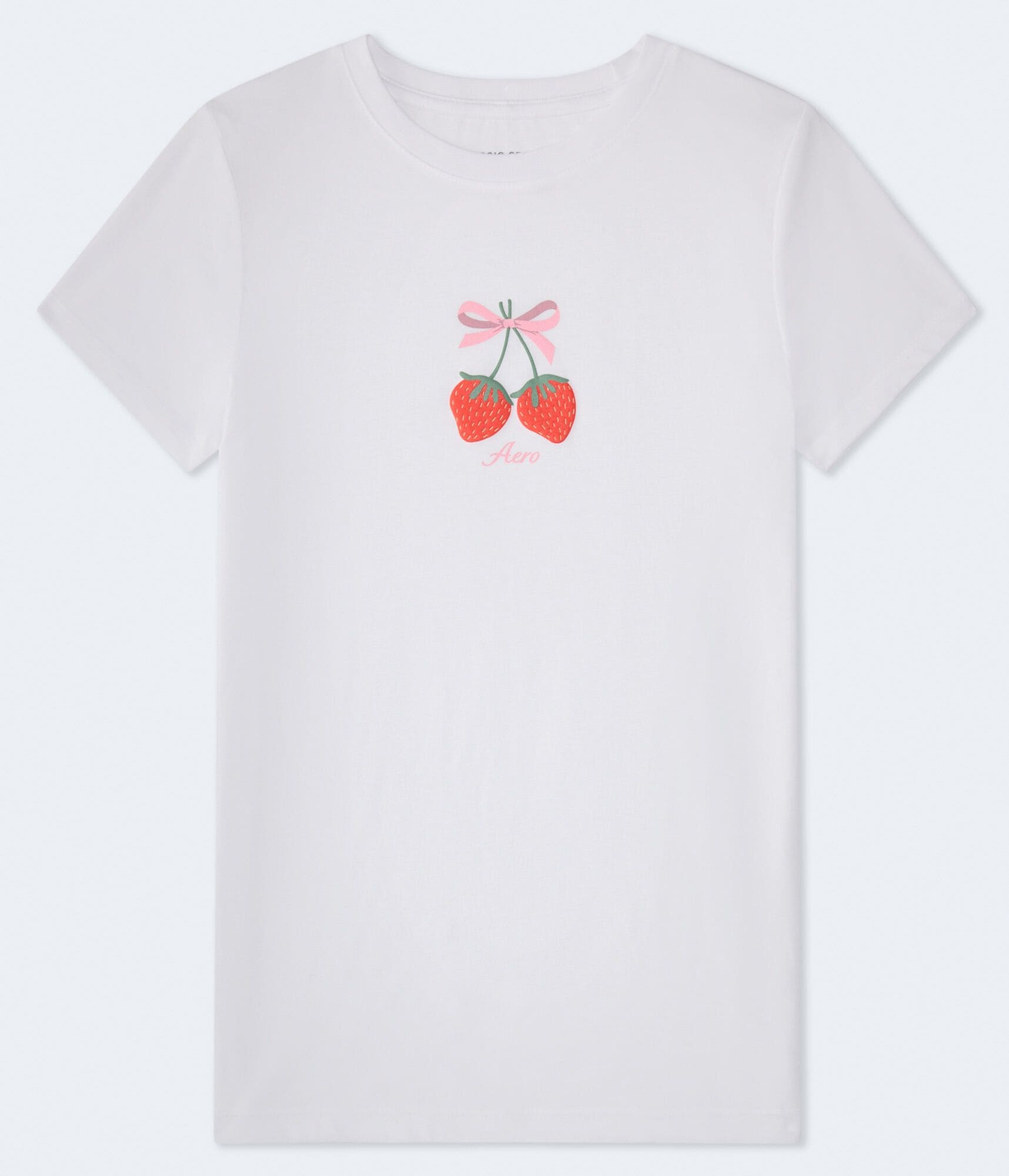 Aero Strawberry Bow Graphic Tee