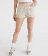 High-Rise Gauze Shorts