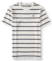 A87 Striped Logo Tee
