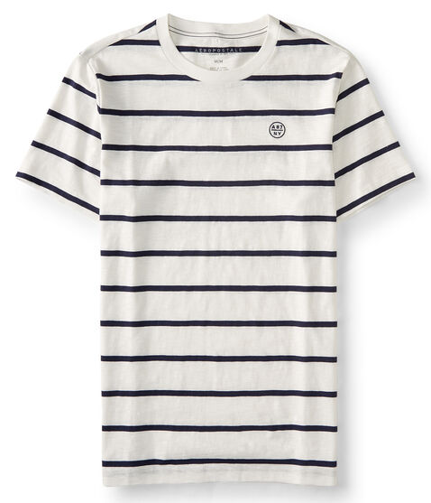 A87 Striped Logo Tee A87 Striped Logo Tee
