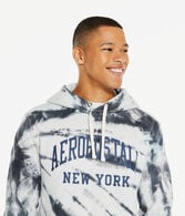 Aeropostale New York Tie-Dye Pullover Hoodie