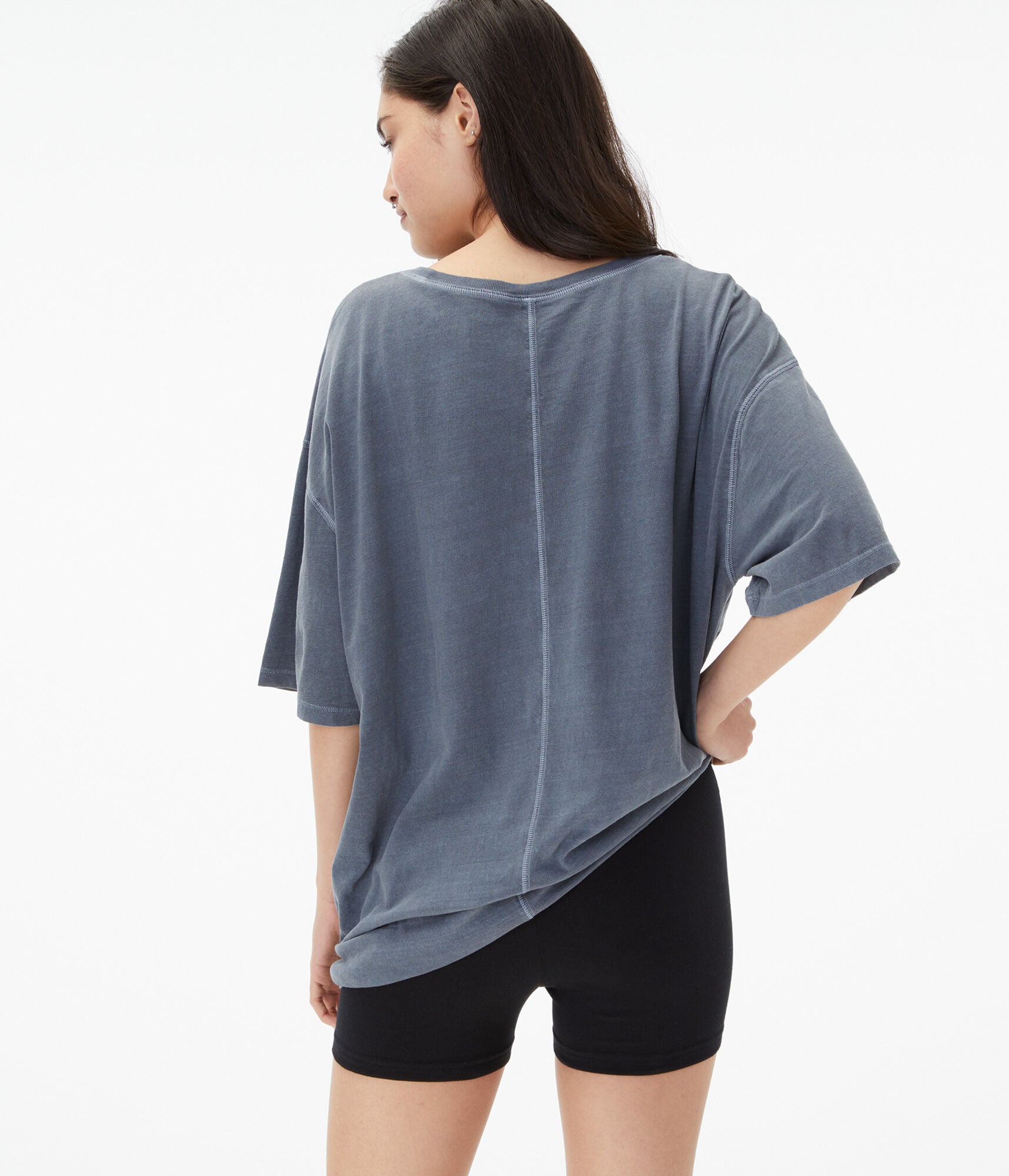 Washed Super-Oversized Boyfriend Crew Tee