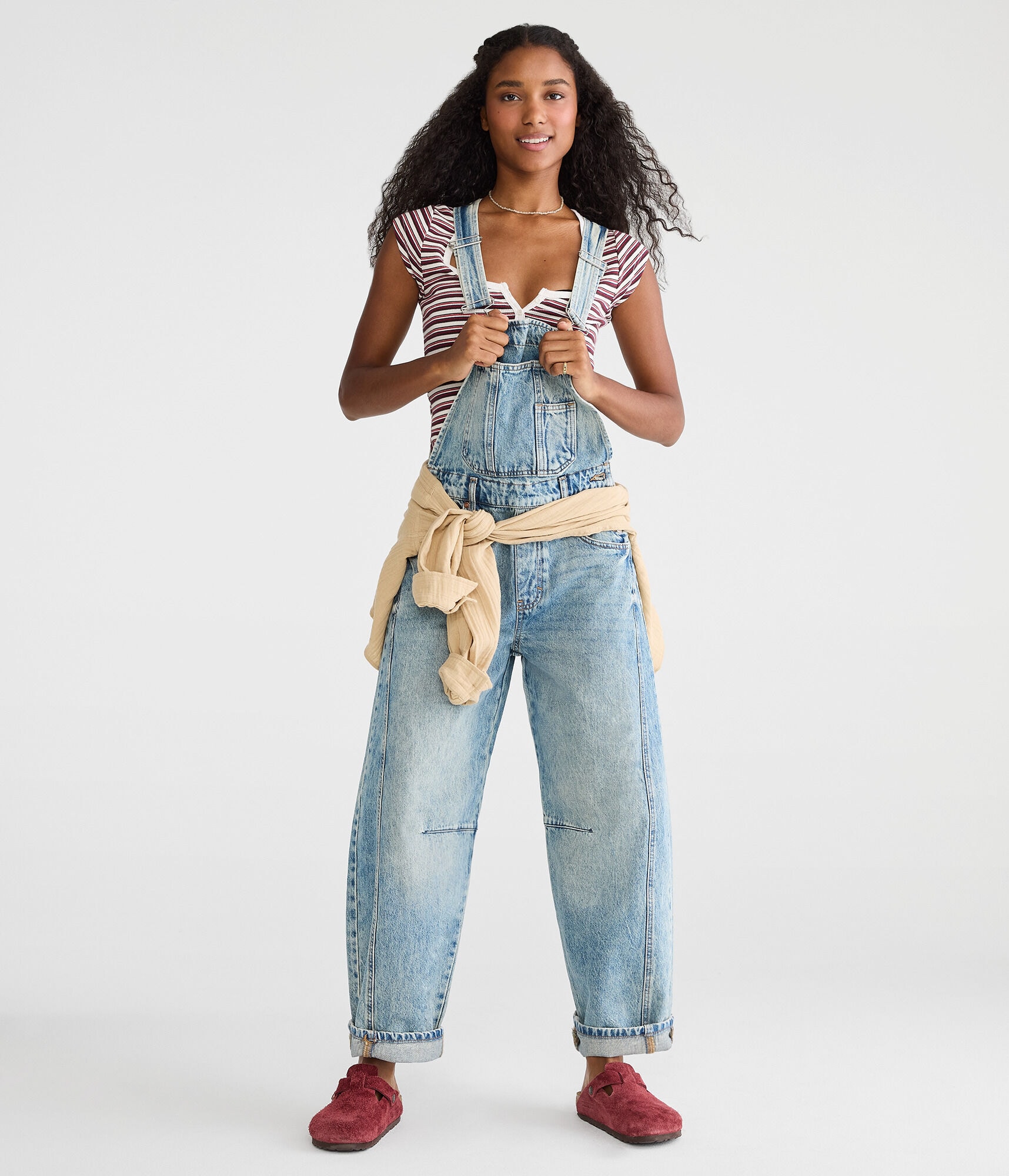 パンツ CAL O LINE DENIM BARREL OVERALLS CAL O LINE】BARREL OVERALLS (DENIM) | スマクロ町田店の