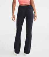 Mid-Rise Fold-Over Bootcut Pants