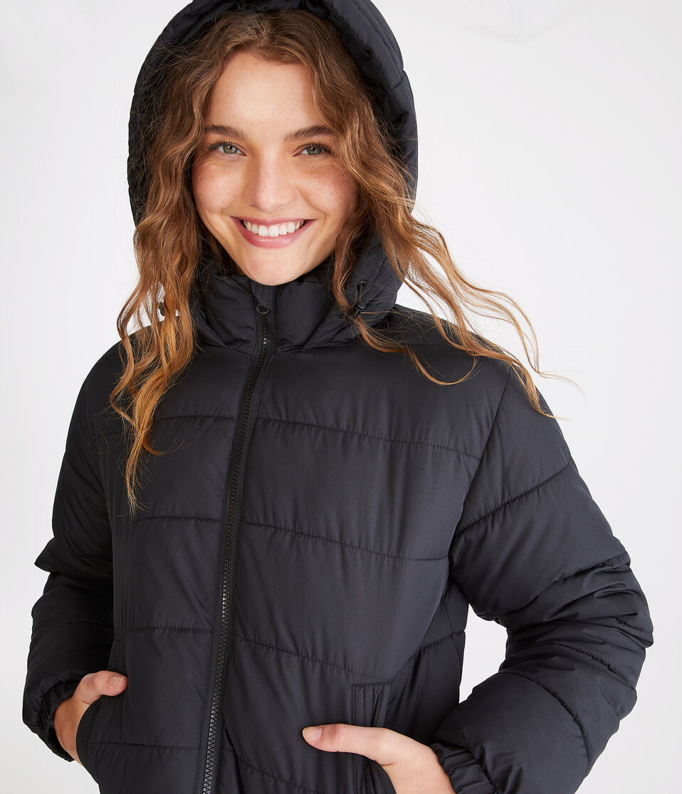 Lightweight Hooded Puffer Jacket