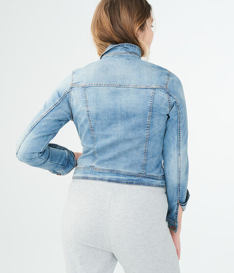 Seriously Stretchy Light Wash Denim Jacket Seriously Stretchy Light Wash Denim Jacket