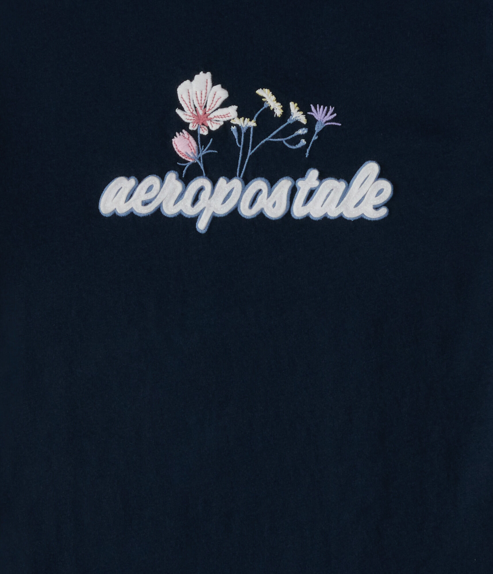 Aeropostale Wildflowers Appliqu&eacute; Graphic Tee