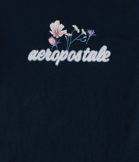 Aeropostale Wildflowers Appliqué Graphic Tee