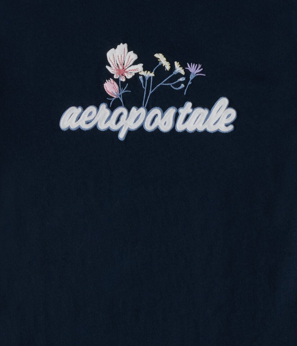 Aeropostale Wildflowers Appliqué Graphic Tee