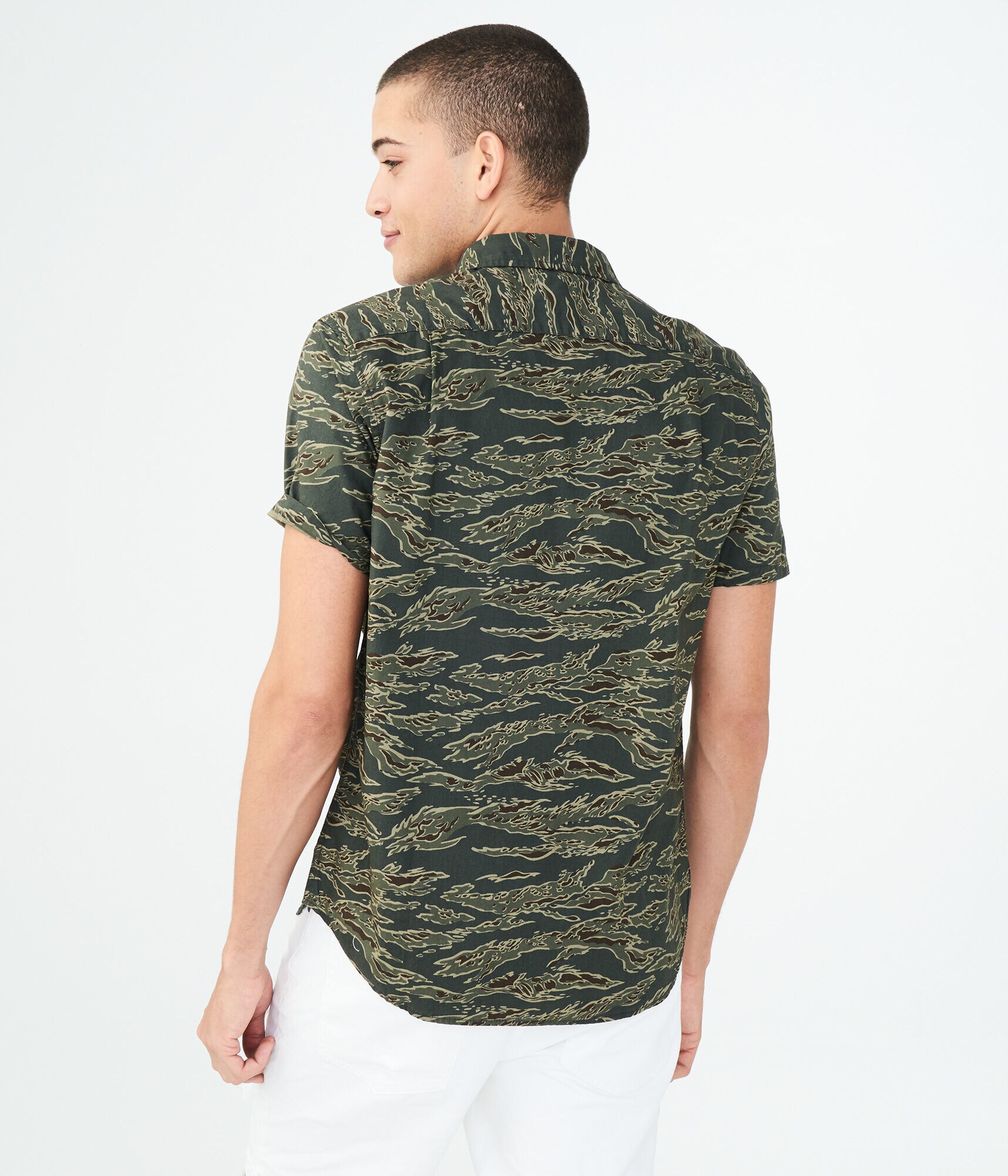Tiger Camo Woven Shirt