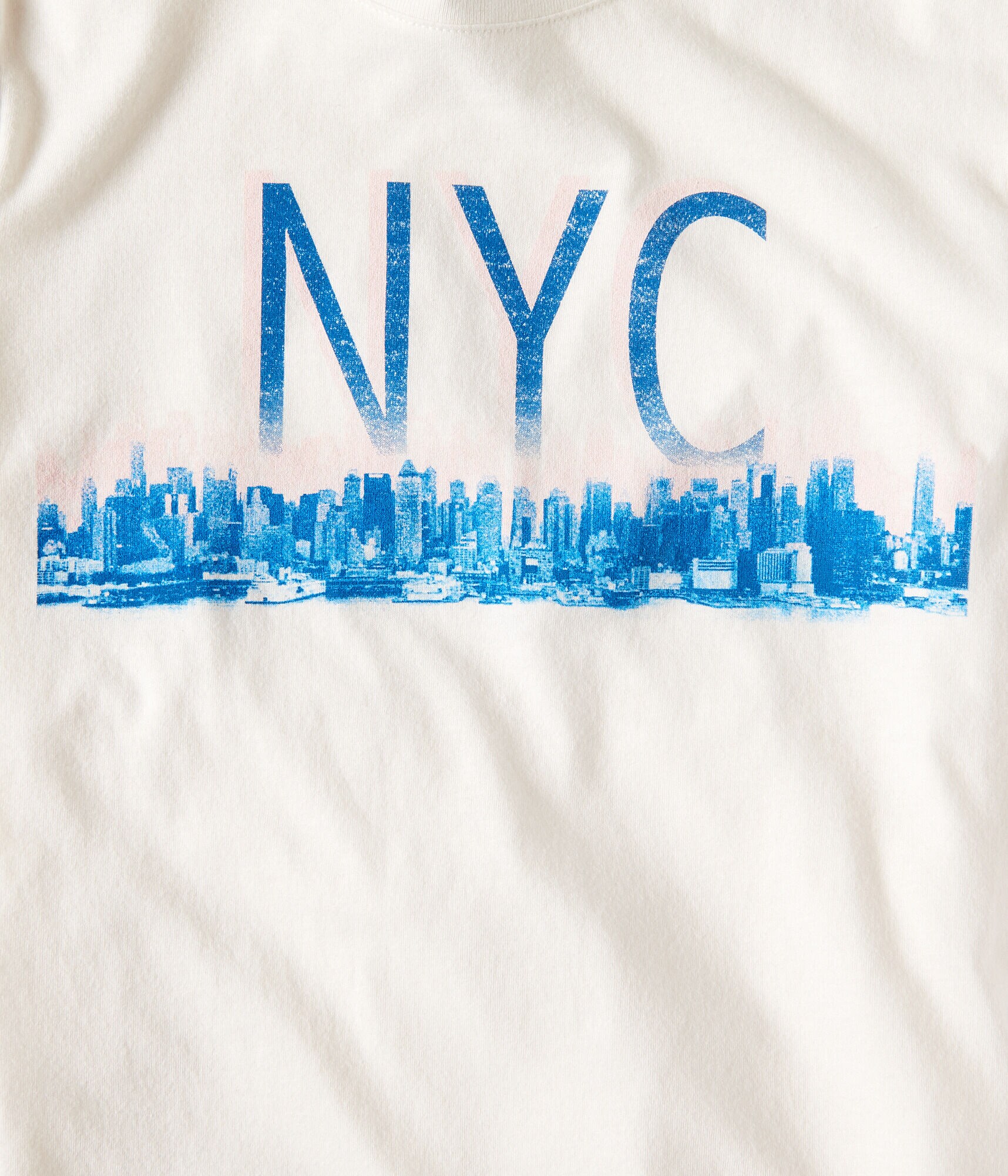 nyc skyline graphic tee