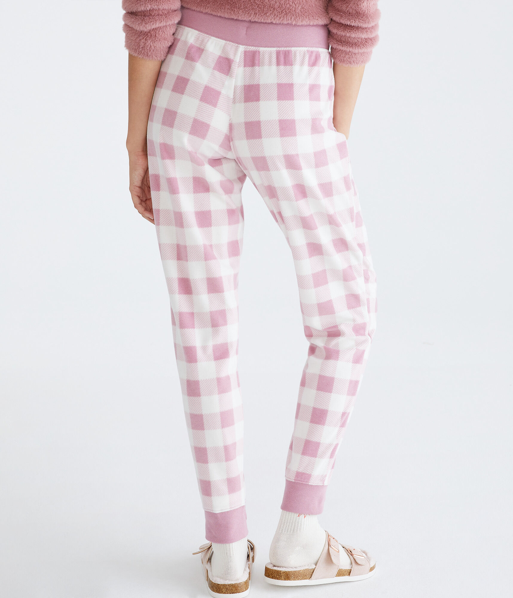 Buffalo Plaid Polyfleece Sleep Joggers