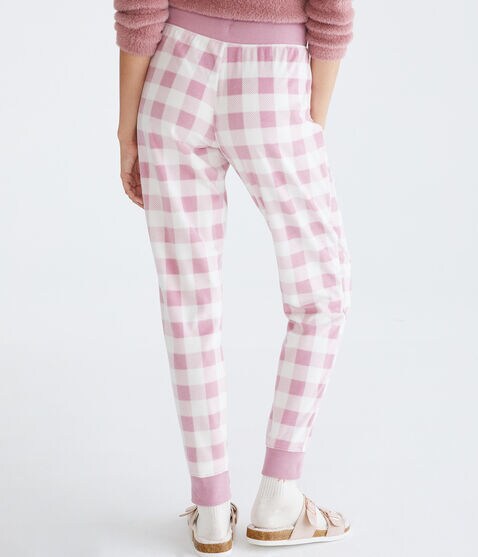 Buffalo Plaid Polyfleece Sleep Joggers