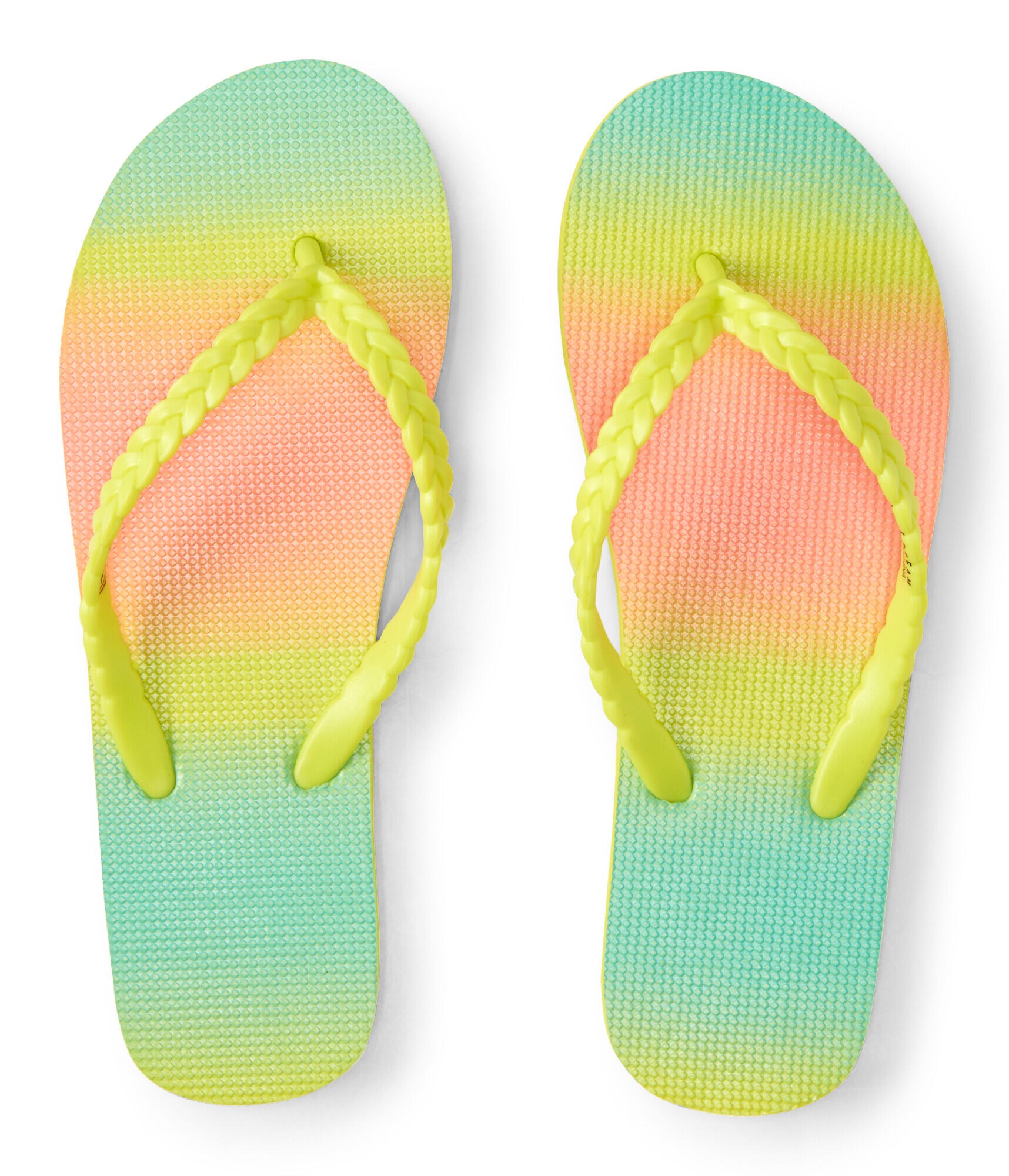 LLD Rainbow Braided FlipFlop