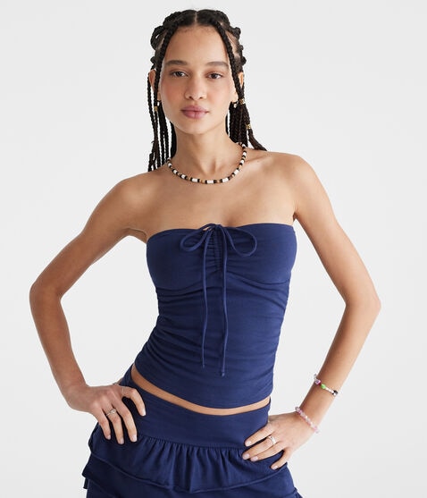 Seriously Soft Cinched Convertible Tube Top