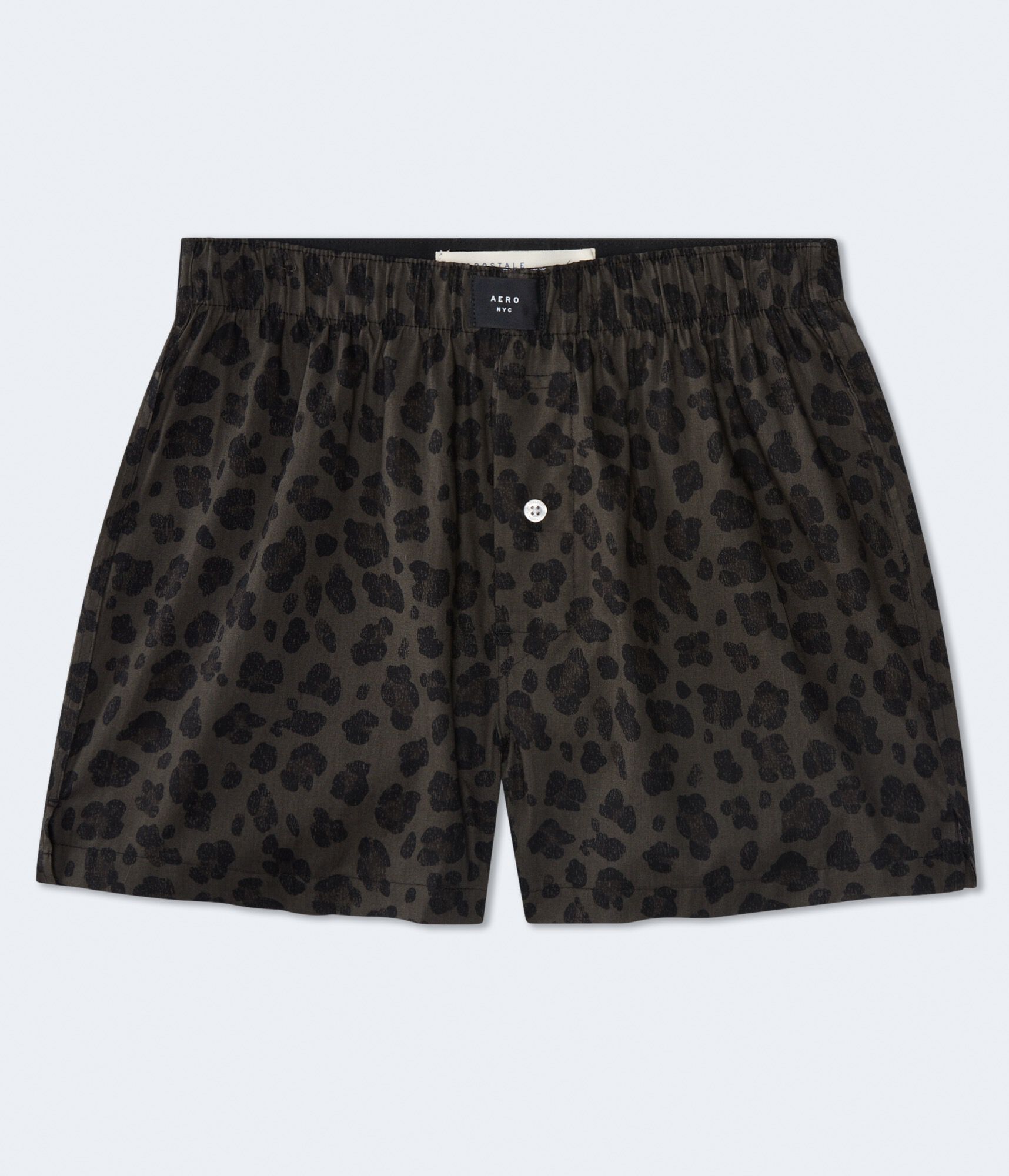 Leopard Print 4" Woven Boxers