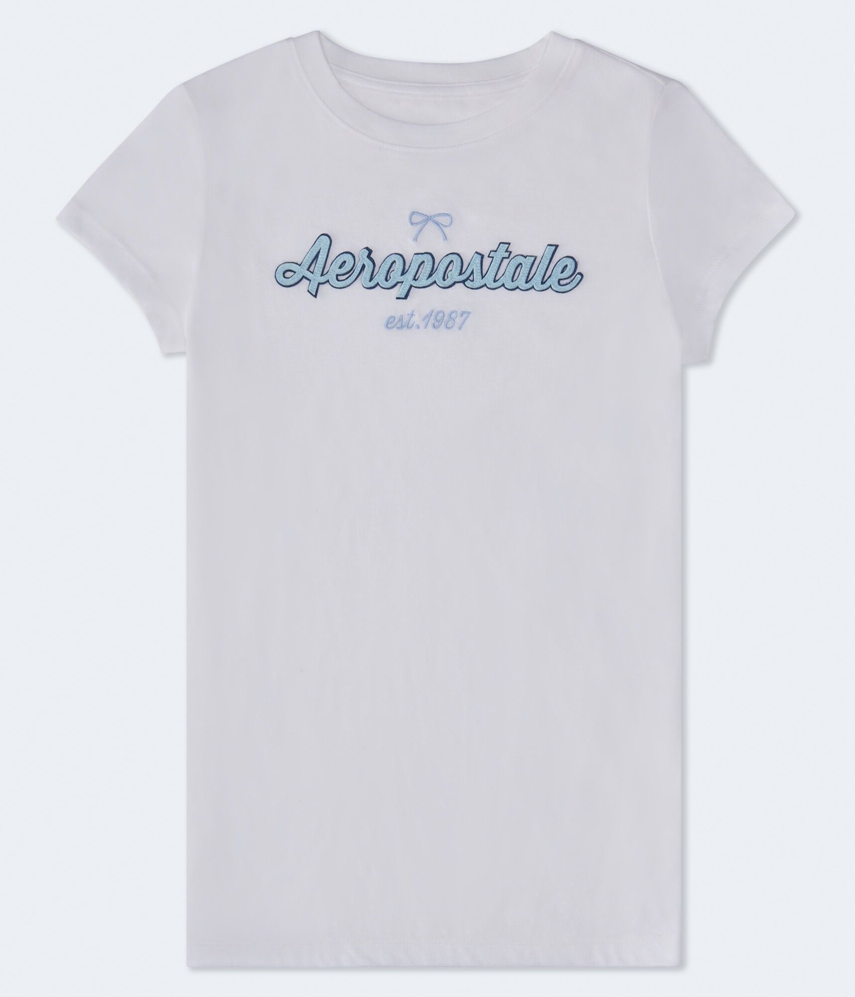 Aeropostale Bow Appliqu&eacute; Graphic Tee