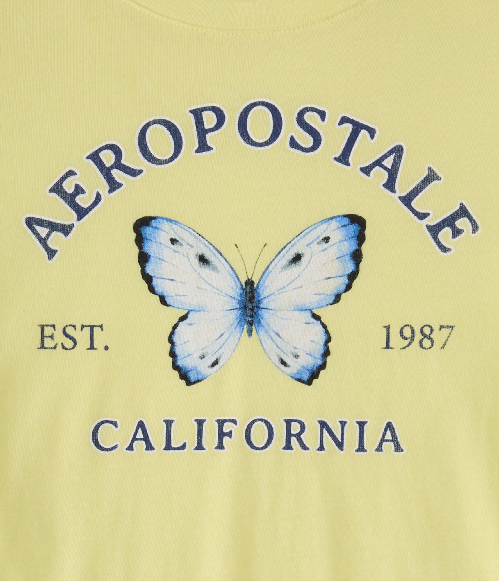 Aeropostale Butterfly Graphic Tee